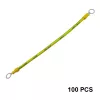 HISMART zemējuma kabeļi ar savienotājiem saules moduļiem, varš, 4 mm², 20 cm, 100 gab.