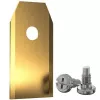 EXTRA DIGITAL Robotic Lawnmower Blades, 35x18x0.75 mm, Titanium Coated, 30 pcs