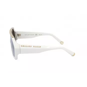 Philipp Plein sieviešu saulesbrilles SPP047-3GFG Oversized Geometric Acetate UV400