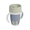Beaba Stainless Steel 360° Training Cup Pebble Grey