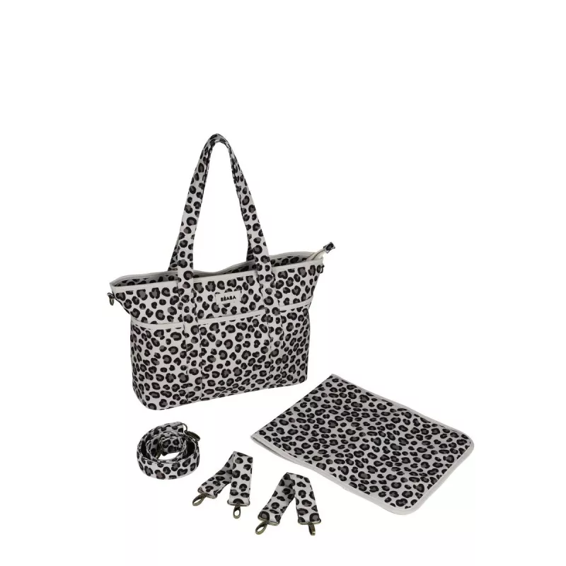 Beaba Madrid Leopard Clay Changing Bag