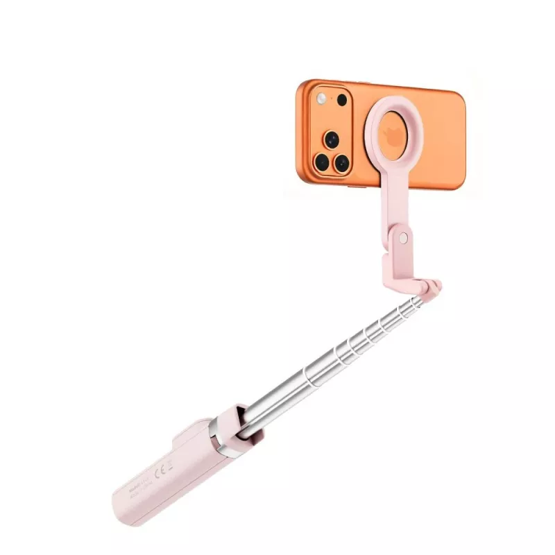 TECH-PROTECT L11S MagSafe Bluetooth Selfie Stick Tripod Pink