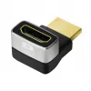 LogiLink AH0007A HDMI Adapter, 270° Angled, HDMI Type A Male to Female, 8K/60Hz, 48Gbps, HDMI 2.1, Black