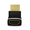 LogiLink AH0007A HDMI Adapter, 270° Angled, HDMI Type A Male to Female, 8K/60Hz, 48Gbps, HDMI 2.1, Black