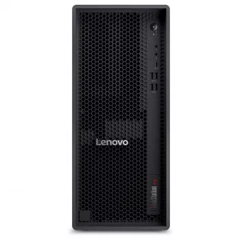 Lenovo ThinkStation P4 30KN torņa darbstacija - AMD Ryzen 5 Pro 9655 3.9GHz, 32GB RAM, 512GB NVMe SSD, Radeon Graphics, Windows 11 Pro, monitors
