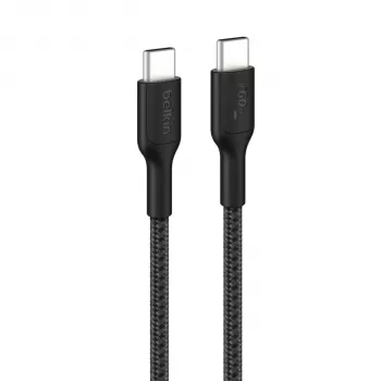 Belkin BOOST↑CHARGE pīta USB-C uz USB-C kabeļa 60W 2m melns