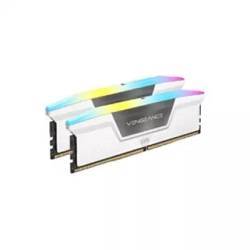 CORSAIR Vengeance RGB 32GB (2x16GB) DDR5 6000MHz CL38 baltais Dual Channel komplekts