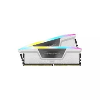 CORSAIR Vengeance RGB 32GB (2x16GB) DDR5 6000MHz CL38 baltais Dual Channel komplekts