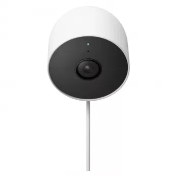 Google Nest Cam āra un iekštelpu bezvadu sniega balta