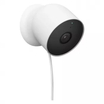 Google Nest Cam āra un iekštelpu bezvadu sniega balta
