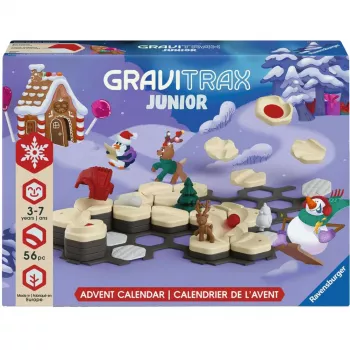 Ravensburger GraviTrax Junior Adventes kalendārs - 24 dienas ar lodīšu trases pārsteigumiem