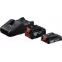 Bosch Professional 18V startera komplekts (GBA 18V 4.0/2.0Ah + GAL 18V-40 Professional) (melns, 2x Li-Ion akumulators, AMPShare Alliance)