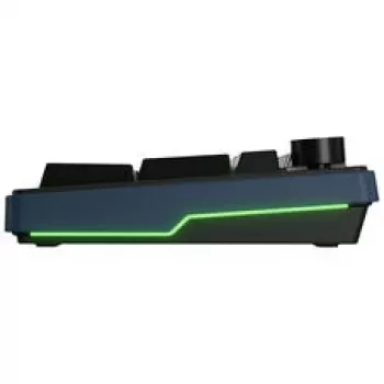 Ducky OK-M 98 spēļu tastatūra, 98% izkārtojums, hot-swappable, RGB, ISO - KTT lineārie slēdži