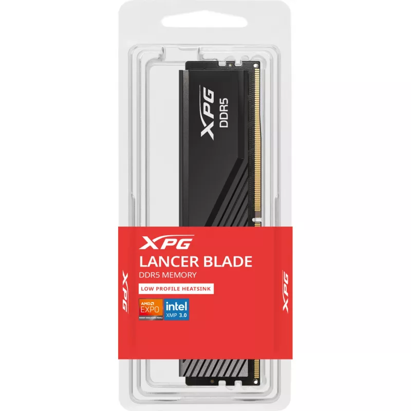 ADATA XPG Lancer Blade 16GB DDR5-6000 U-DIMM CL28 Melns (AX5U6000C2816G-SLABBK)