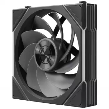 Lian Li UNI FAN TL FLEX Wireless ARGB Reverse Blade 120mm ventilators - melns