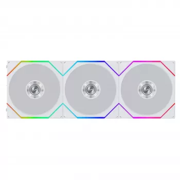Lian Li UNI FAN TL FLEX Wireless ARGB 120mm ventilators, balts, 3 gab. komplekts ar kontrolieri