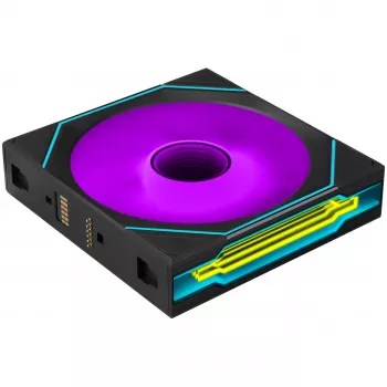 Lian Li UNI FAN SL-INF FLEX Wireless ARGB Reverse Blade 120mm ventilators - Melns
