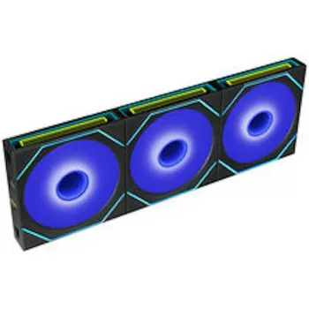 Lian Li UNI FAN SL-INF FLEX Wireless ARGB Reverse Blade 120mm ventilators 3 komplektā ar kontrolieri - Melns