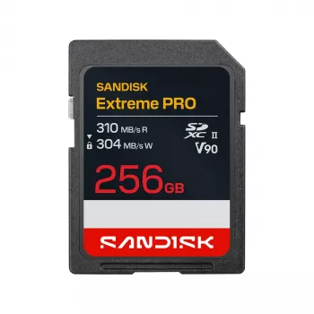 SanDisk Extreme PRO 256 GB SDXC UHS-II V90 U3 Class 10 atmiņas karte