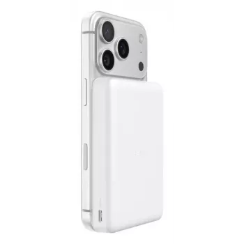 Belkin BoostCharge Slim 10000mAh Magnētiskais bezvadu lādētājs 7.5W balts