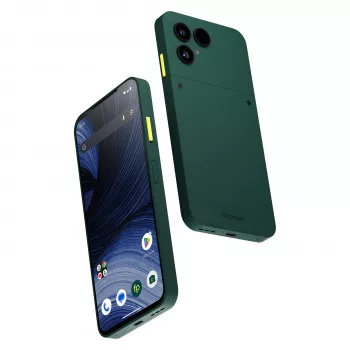 Fairphone 6+ 256GB Forest Green Dual SIM 5G modulārais viedtālrunis (12GB RAM, Android 13, 50MP trīskāršā kamera, IP55)