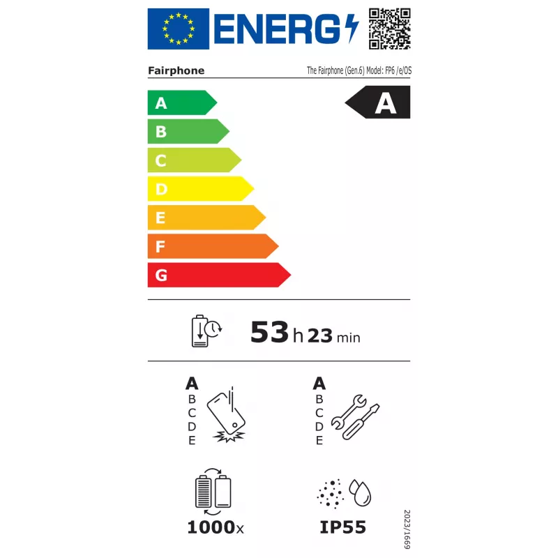 Viedtālrunis Fairphone (Gen. 6+) 12GB/256GB Dual SIM, Forest Green