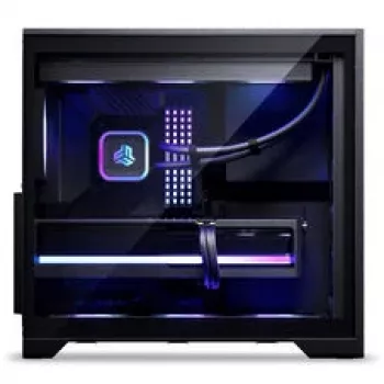 Phanteks XT M5 Midi-Tower korpuss, ATX, Mesh priekšpuse, rūdīts stikls, 3x D-RGB ventilatori, melns
