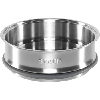 Staub tvaicētāja ieliktnis 24 cm, nerūsējošais tērauds, Cocotte un podiem