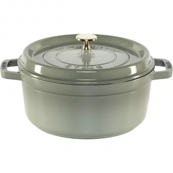 Staub La Cocotte 24 cm apaļš katls, Eucalyptus, čuguns