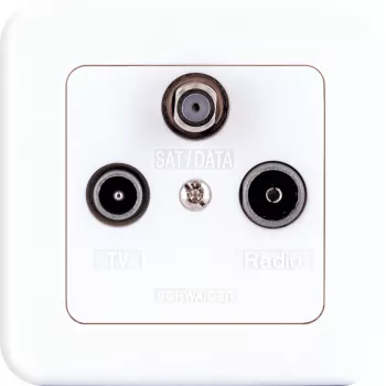 Schwaiger SAT vienvietīgā atzarojuma ligzda 2.5 dB komplekts