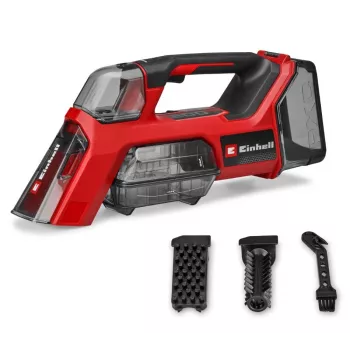 Einhell TE-SCL 18/200 Li-Solo bezvadu slapjās un sausās tīrīšanas putekļsūcējs ar mazgāšanas funkciju, 20L nerūsējošā tērauda tvertne, 18V Power X-Change, bez akumulatora