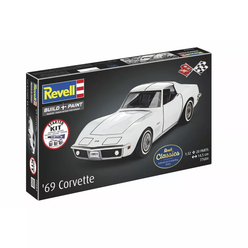 Revell Starter Kit Corvette C3 (1:32 mērogs)