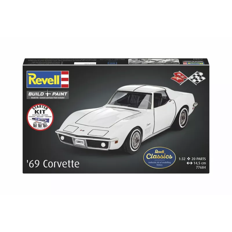 Revell Starter Kit Corvette C3 (1:32 mērogs)