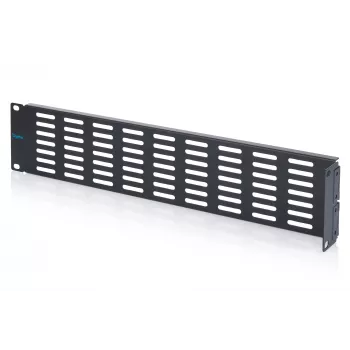 DIGITUS 1U 19 collu eņģu ventilējams aizpildījuma panelis, RAL 7035 pelēks, tērauds