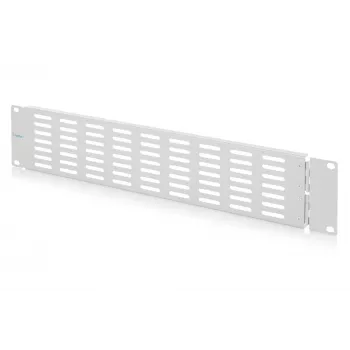 DIGITUS DN-97694 2U 19 collu eņģes ventilētais aizpildpaneļa panelis, pelēks