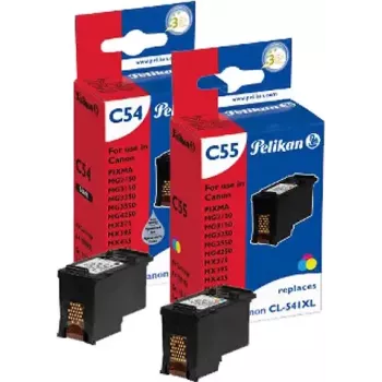 Pelikan tintes komplekts Canon PG-540XL/CL-541XL uzpildīšanai (melna, ciāna, fuksīna, dzeltena, 4x20 ml)