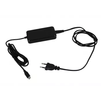 ALLNET 90W USB-C GaN PD lādētājs ar 2,8 m kabeli - melns