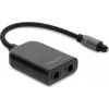 Delock S/PDIF TOSLINK sadalītājs 1 ieeja 2 izejas