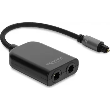 Delock S/PDIF TOSLINK sadalītājs 1 ieeja 2 izejas