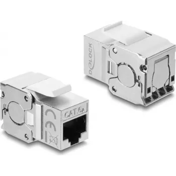 Delock Keystone modulis RJ45 ligzda uz LSA Cat.6A ekranēts, bezinstrumentu