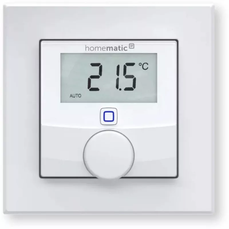 Homematic IP sienas termostats ar mitruma sensoru WTH-3