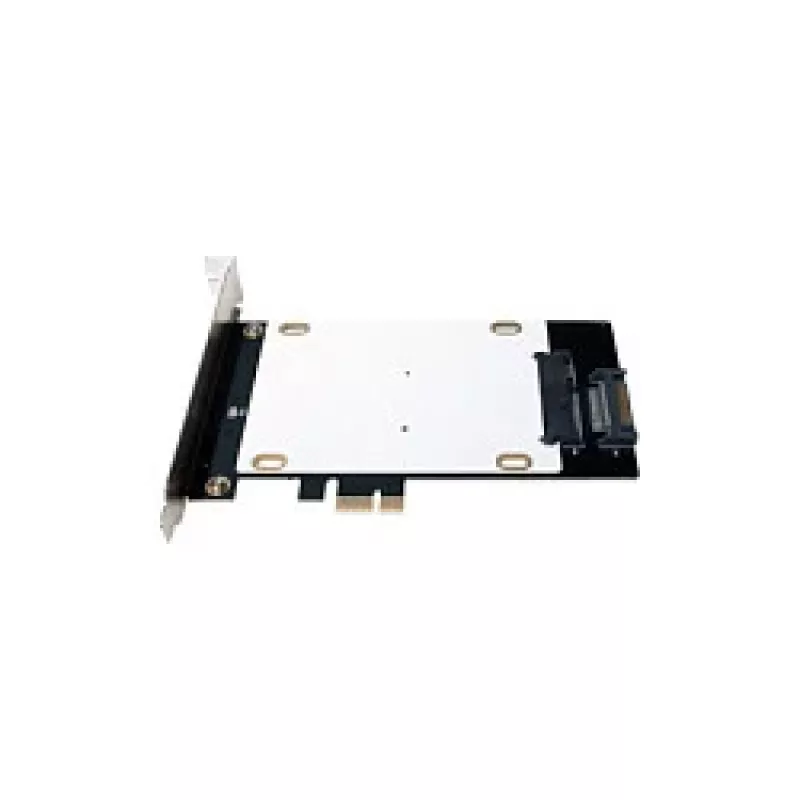 LogiLink PCI Express 3.0 x4 Dual M.2 NVMe un Dual SATA III hibrīda adaptera karte