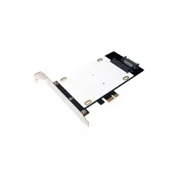 LogiLink PCI Express 3.0 x4 Dual M.2 NVMe un Dual SATA III hibrīda adaptera karte