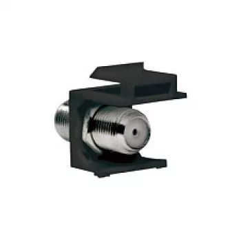 LogiLink NK0018B Keystone F-Type 75 omu savienotājs (Female-to-Female), melns