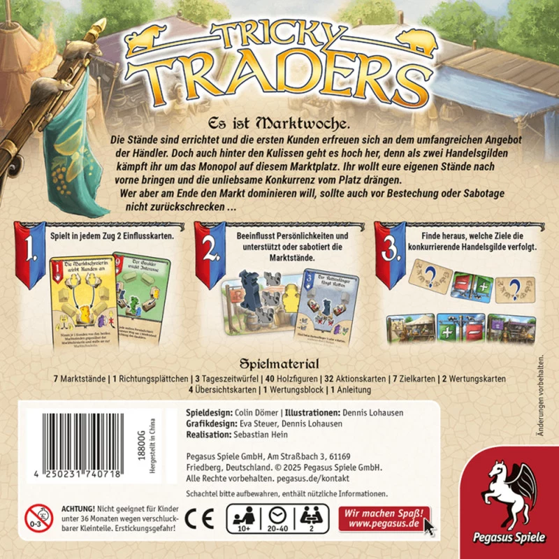 PEGASUS Tricky Traders stratēģijas galda spēle