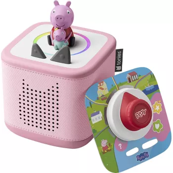 Tonies Toniebox 2 rozā spēles komplekts ar Peppa Pig