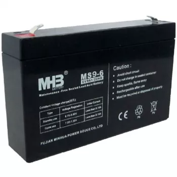 PowerWalker Battery MHB MS9-6 6V 9Ah noslēgts svina-skābes akumulators UPS sistēmām