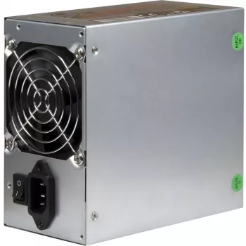 Inter-Tech HA-600AA2-Rev 600W ATX barošanas bloks - melns, nemodulārs, 120mm ventilators