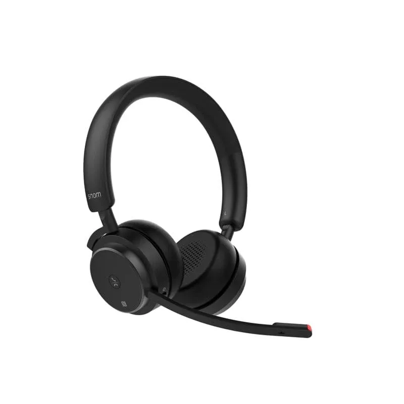 Snom A350D bezvadu divu austiņu komplekts ar Bluetooth adapteri, melns