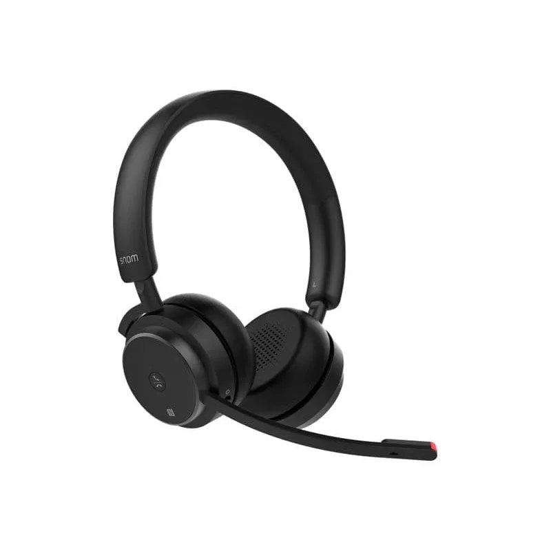 Snom A350D bezvadu divu austiņu komplekts ar Bluetooth adapteri, melns